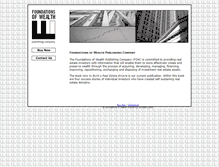 Tablet Screenshot of foundationsofwealth.com